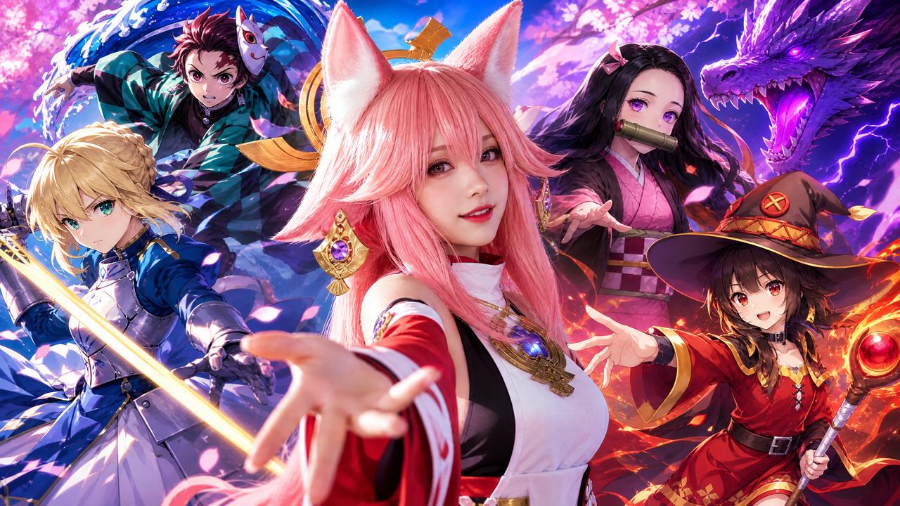 动漫cosplay视频展示 - 探花视频